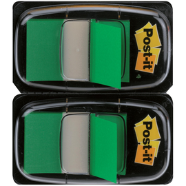 Post-it Haftstreifen Index Standard 680-G2EU 50Blatt grün 2 St./Pack (PACK=2 STÜCK) Produktbild