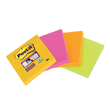 Post-it Haftnotiz Super Sticky 6910YPOG 48x48mm sort. 4 St./Pack. (PACK=4 STÜCK) Produktbild Additional View 3 S
