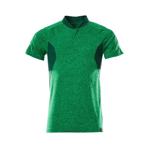 Polo-Shirt, COOLMAX®PRO,moderne  Passform / Gr. 5XLONE, Grasgrün   meliert/Grün Produktbild
