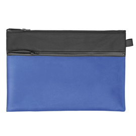 Reißverschlusstasche Velobag Combi 34,2x23cm schwarz/blau Stoff Veloflex 2724250 Produktbild