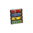 Haftstreifen Post-it Index Mini Promot. 11,9x43,2mm 4 Grundfarben transparent 3M 683-4+2 (PACK=16x 35 STÜCK + 8x 35 STÜCK GRATIS) Produktbild Additional View 1 S