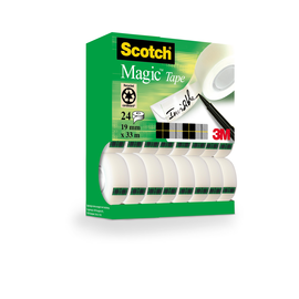 Klebeband Scotch Magic 810 19mm x 33m matt unsichtbar Promotion 3M 8-1933R24TPR (DS=24 ROLLEN) Produktbild