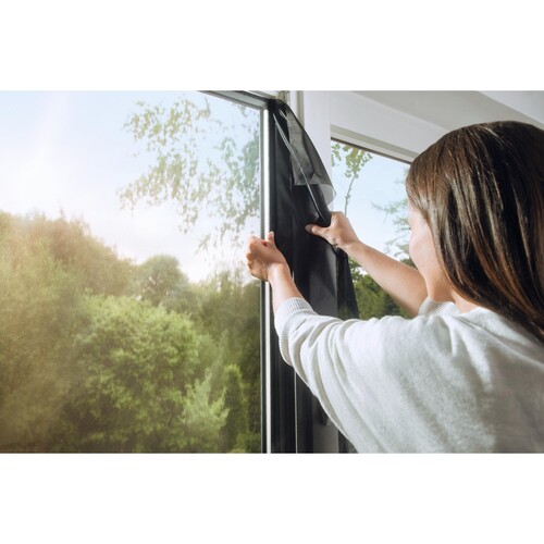 Pollenschutzgitter für Fenster 1,3m x 1,5m anthrazit Tesa 55286-00000 Produktbild Additional View 6 L