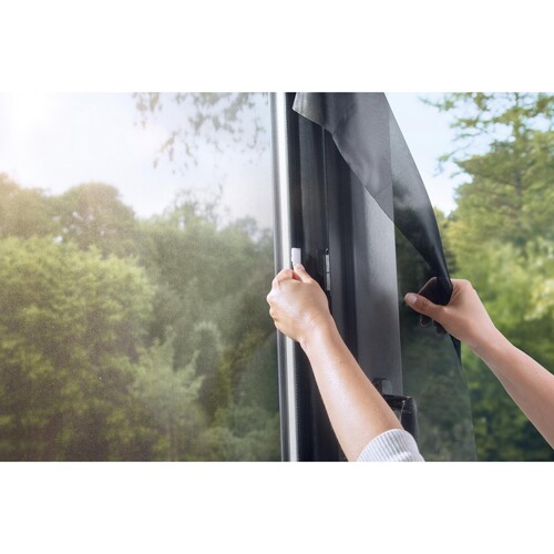 Pollenschutzgitter für Fenster 1,3m x 1,5m anthrazit Tesa 55286-00000 Produktbild Additional View 7 L
