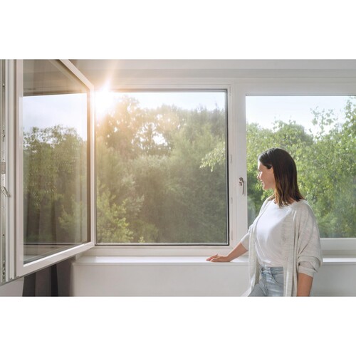 Pollenschutzgitter für Fenster 1,3m x 1,5m anthrazit Tesa 55286-00000 Produktbild Additional View 9 L