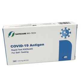 Corona Laien Einzeltest / Nasal 1er Safecare Biotech CE1434 / AT006/22 / MDH 01/2024 (PACK = 1 STÜCK) Produktbild