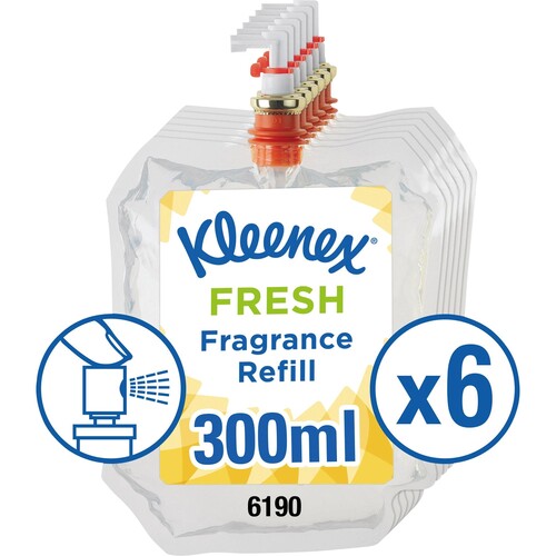 Kleenex Lufterfrischer Fresh 6190 300ml 6 St./Pack. (PACK=6 STÜCK) Produktbild Front View L