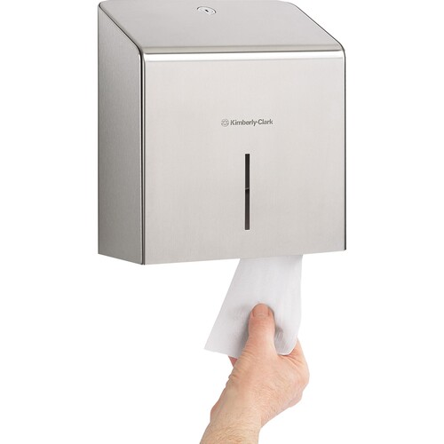 KIMBERLY-CLARK Jumbo Spender 8974 für Toilet Tissue Edelstahl Produktbild Additional View 1 L