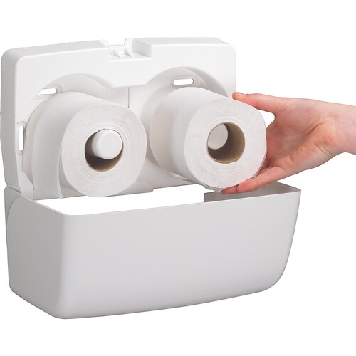 Aquarius Spender für Toilet Tissue 6992 m Druckkopf o. abschließbar ws Produktbild Additional View 2 L