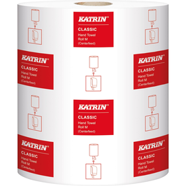 Katrin Handtuchrolle Classic M2 481911 205x380mm weiß (PACK=6 ROLLEN) Produktbild