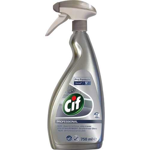 CIF Reiniger Edelstahl & Glas 7518294 0,75l Produktbild Front View L