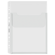 Prospekthüllen Maxi mit Klappe A4 180µ farblos PP Leitz 4752-30-03 (PACK=5 STÜCK) Produktbild