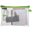 Traveller Zip-Beutel M Wow transparent/grün wasserabweisend Leitz 4025-00-54 Produktbild Additional View 1 S