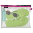 Traveller Zip-Beutel L Wow transparent/pink wasserabweisend Leitz 4026-00-23 Produktbild Additional View 1 S