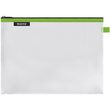 Traveller Zip-Beutel L Wow transparent/grün wasserabweisend Leitz 4026-00-54 Produktbild