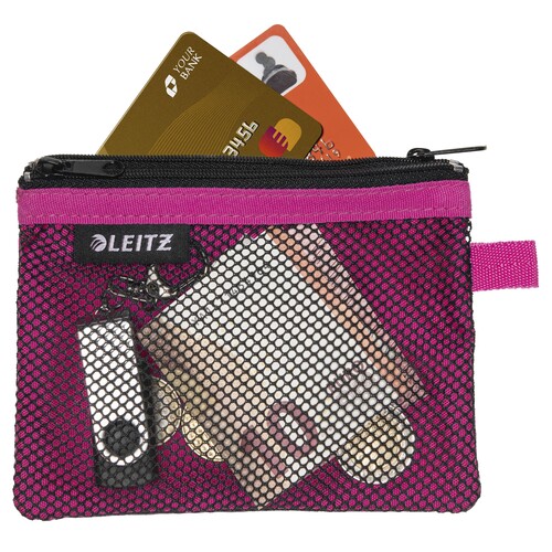 Traveller Zip-Beutel S Wow pink mit 2 Fächern Leitz 4011-00-23 Produktbild Additional View 1 L
