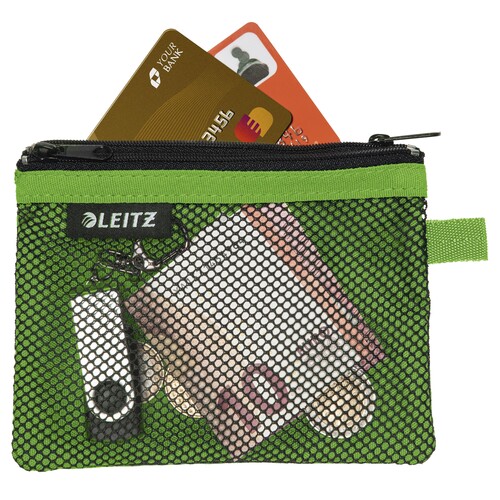 Traveller Zip-Beutel S Wow grün mit 2 Fächern Leitz 4011-00-54 Produktbild Additional View 1 L
