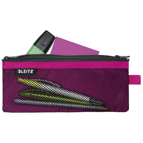 Traveller Zip-Beutel M Wow pink mit 2 Fächern Leitz 4012-00-23 Produktbild Additional View 1 L