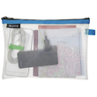Traveller Zip-Beutel M Wow transparent/blau wasserabweisend Leitz 4025-00-36 Produktbild Additional View 1 S