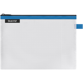 Traveller Zip-Beutel M Wow transparent/blau wasserabweisend Leitz 4025-00-36 Produktbild