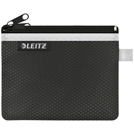 Traveller Zip-Beutel S Wow schwarz mit 2 Fächern Leitz 4011-00-95 Produktbild