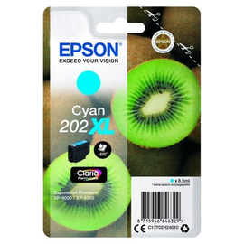 Tintenpatrone 202XL für Epson Expression Premium XP-6000 8,5ml cyan Epson T02H24010 Produktbild