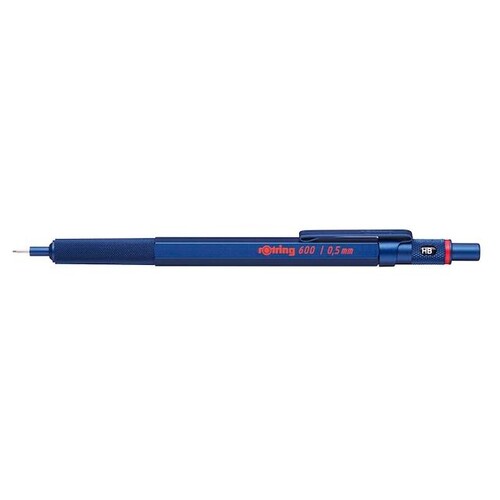 Druckbleistift 600 0,5mm Metallic-blau Rotring 2114266 Produktbild Front View L