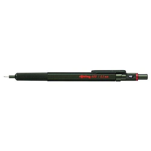 Druckbleistift 600 0,5mm Metallic- dunkelgrün Rotring 2114268 Produktbild Front View L