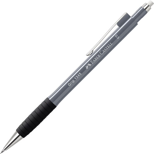 Druckbleistift mit Gummigriffzone GRIP 1345 0,5mm stone grey Faber Castell 134589 Produktbild Additional View 1 L