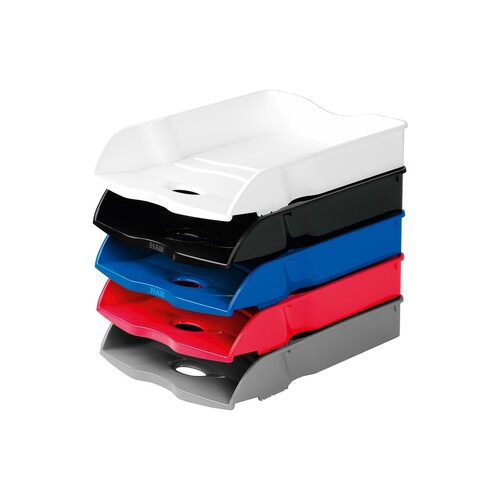 Briefkorb Re-LOOP für A4 259x63x351mm dunkelgrau PCR-Kunststoff HAN 10298-991 Produktbild Additional View 1 L