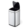 Sensor Abfalleimer NO TOUCH 12L metallic silber Durable 3421-23 (Batterie nicht im Lieferumfang enth.) Produktbild Additional View 1 S
