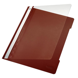 Schnellhefter Vorderdeckel transparent A4 braun PP Leitz 4191-00-75 Produktbild