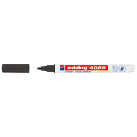 Kreidemarker 4085 1-2mm Rundspitze schwarz abwischbar Edding 4-4085-001 Produktbild