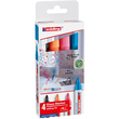 Glasmarker 95 1,5-3mm Rundspitze farbig sortiert Etui Edding 4-95-4-2 abwischbar (ETUI=4 STÜCK) Produktbild