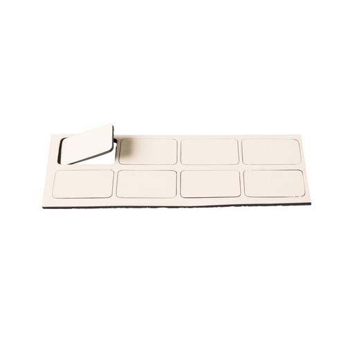 Magnet Symbole Rechteck 30x19mm sand Ultradex 840918 (PACK=8 STÜCK) Produktbild Front View L