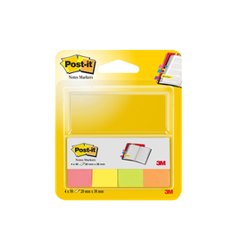 Haftstreifen Post-it Page Marker 20x38mm 4 Ultrafarben Papier 4x50 Bl. 3M 670-4B (PACK=200 STÜCK) Produktbild