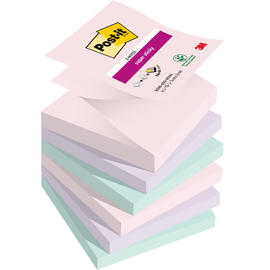 Haftnotizen Post-it Super Sticky Z-Notes 76x76mm New York Z-Faltung Papier R330-6SS-SOUL (PACK=6 STÜCK) Produktbild