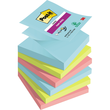 Haftnotizen Post-it Super Sticky Z-Notes 76x76mm Miami Z-Faltung Papier 3M R330-6SS-COS (PACK=6 STÜCK) Produktbild