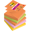 Haftnotizen Post-it Super Sticky Z-Notes 76x76mm Boost Z-Faltung Papier 3M R330-5SS-BOOS (PACK=5 STÜCK) Produktbild