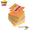Haftnotizen Post-it Super Sticky Z-Notes 76x76mm Boost Z-Faltung Papier 3M R330-5SS-BOOS (PACK=5 STÜCK) Produktbild Additional View 1 S