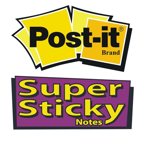 Haftnotizen Post-it Super Sticky Z-Notes 76x76mm Carnival Z-Faltung Papier 3M R330-6SS-CARN (PACK=6 STÜCK) Produktbild Additional View 1 L
