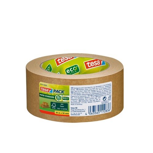 Klebeband Papier Standard 50mm x 50m eco Logo Tesa 58291-00000-00