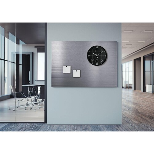 UNILUX Wanduhr On Time 400094567 30cm Kunststoff sw Produktbild Additional View 3 L