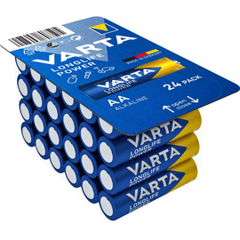Batterie Longlife Power Mignon AA 1,5V Varta 04906301124 (PACK=24 STÜCK) Produktbild