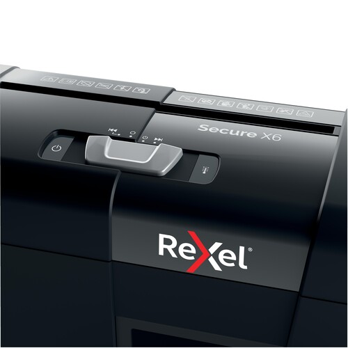 Aktenvernichter Secure X6 für 6Blatt 4,9x40mm Partikelschnitt Rexel 2020122EU  (Sicherheitsstufe P-4) Produktbild Additional View 5 L