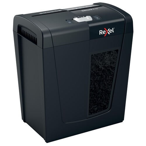 Aktenvernichter Secure X10 für 10Blatt 4x40mm Partikelschnitt Rexel 2020124EU  (Sicherheitsstufe P-4) Produktbild Additional View 1 L
