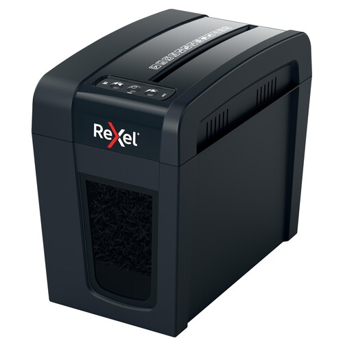 Aktenvernichter Secure X6-SL Whisper- Shred f.6Blatt 4x40mm Partikelsch. Rexel 2020125EU  (Sicherheitsstufe P-4) Produktbild Additional View 2 L