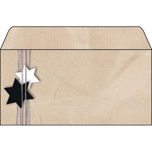 Weihnachts-Briefumschläge DIN lang 90g Christmas Wrapping Sigel DU079 (PACK=50 STÜCK) Produktbild
