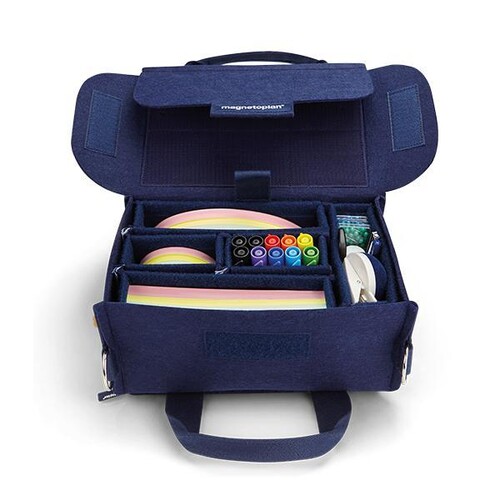 Moderatorentasche ecoAware befüllt Magnetoplan 11123 Produktbild Additional View 8 L