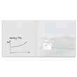 Glas-Magnetboard artverum 100x65x1,8 cm super-weiß inkl. Magnete Sigel GL225 Produktbild